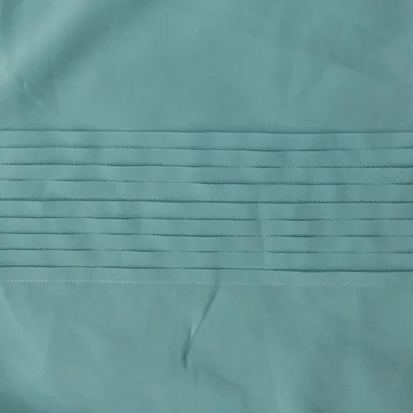 NEW Talbots Women's Plus Size 18 Blouse Top Sleeveless Blue Polyester Scoop Nec - Picture 8 of 8